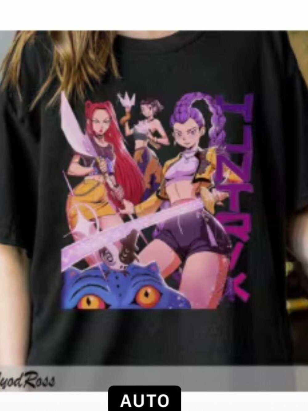 Ladies size Medium K Pop Demon Hunter T shirt NEW 10.00